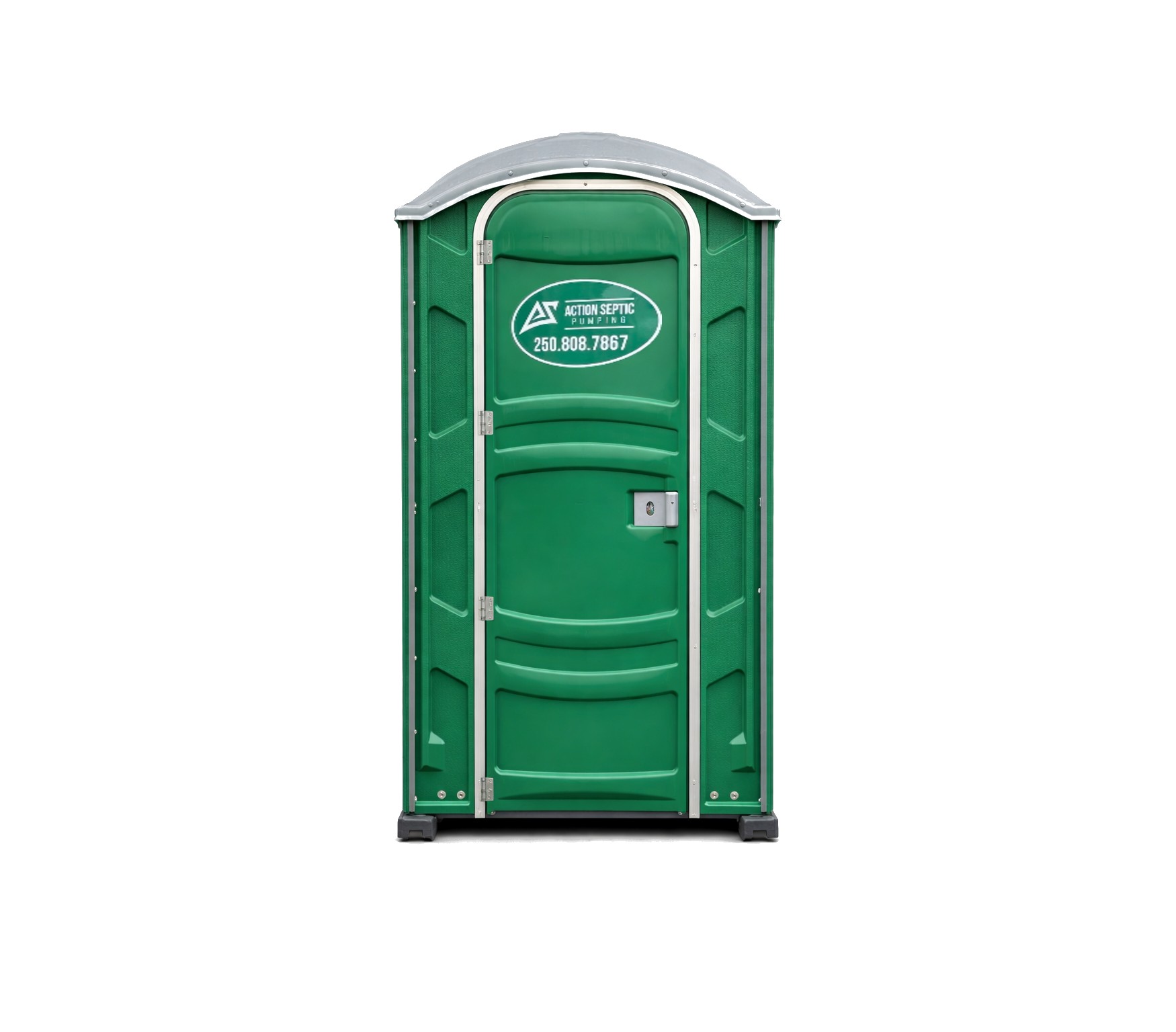Standard portable toilet - exterior view
